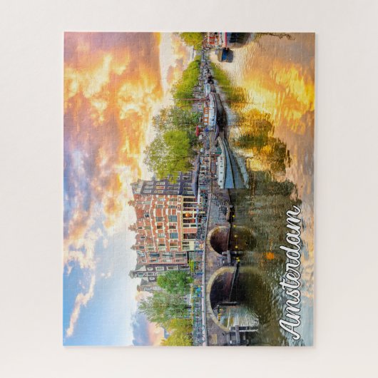 Mooi Amsterdam, Nederland Legpuzzel (Verticaal)