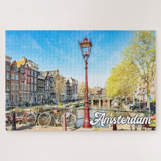 Mooi Amsterdam, Nederland Legpuzzel (Horizontaal)
