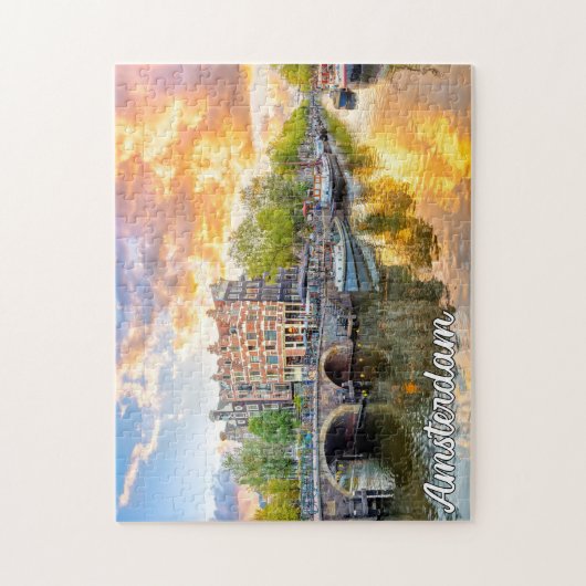 Mooi Amsterdam, Nederland Legpuzzel (Verticaal)
