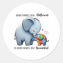 "Mooi Anders – Autisme Bewustzijn Stickers