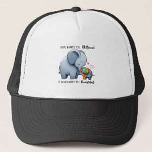 "Mooi Anders – Autismus Olifant Hoed" Trucker Pet