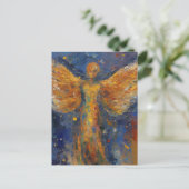Mooi Angel Painting Briefkaart (Staand voorkant)