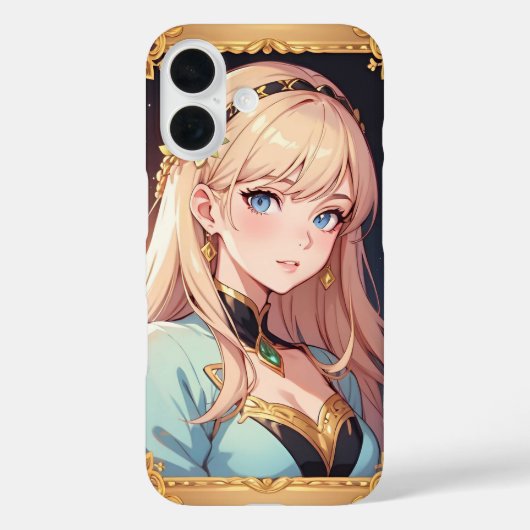 Mooi Anime Meisje Zachte Anime Portret Case-Mate iPhone Case (Achterkant)