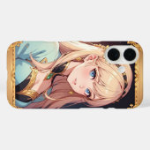 Mooi Anime Meisje Zachte Anime Portret Case-Mate iPhone Case (Achterkant (horizontaal))