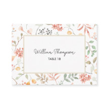 Mooi Aquarel Wilde Bloem Baby Shower  