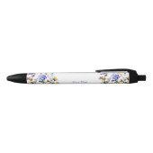 Mooi aquarel wilde bloemen | jouw naam zwarte inkt pen (Bovenkant)