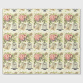 Mooi, armoedig, Parijs, vogelkooi inpakpapier (Vlak)