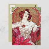 Mooi Art Nouveau-Briefkaart Briefkaart (Voorkant / Achterkant)