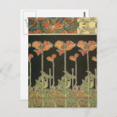 Mooi Art Nouveau-Briefkaart Briefkaart (Voorkant / Achterkant)