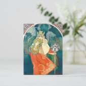 Mooi Art Nouveau-Briefkaart Briefkaart (Staand voorkant)