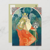 Mooi Art Nouveau-Briefkaart Briefkaart (Voorkant / Achterkant)