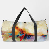 Mooi artistiek Abstract Aziatisch schilderij Plunjezak (Achterkant)