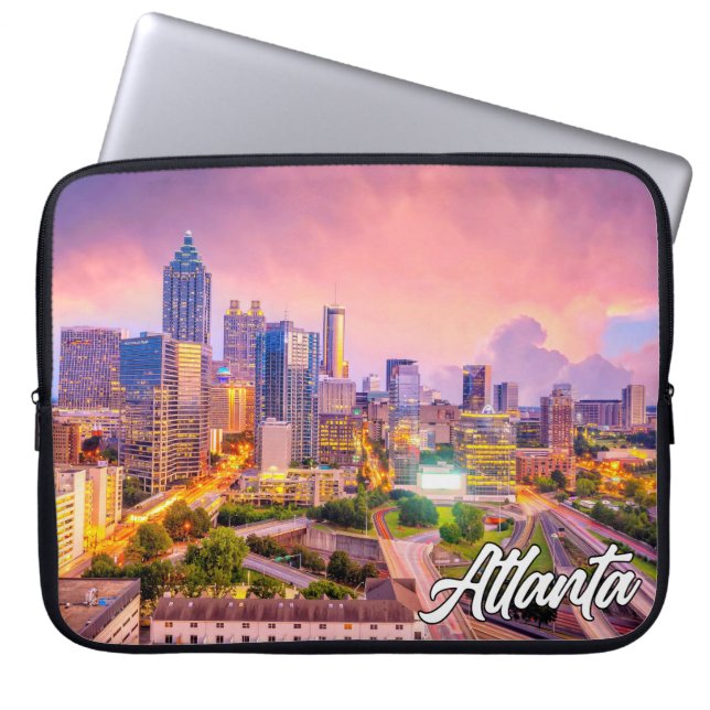 Mooi Atlanta, Georgia, Verenigde Staten Laptop Sleeve (Voorkant)