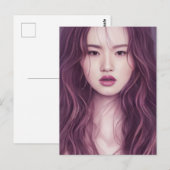 Mooi Aziatisch Briefkaart (Voorkant / Achterkant)