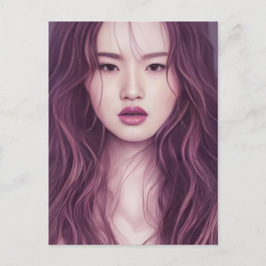 Mooi Aziatisch Briefkaart (Voorkant)