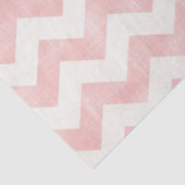 Mooi Baby lichtroze Chevron Zig Zag Pattern Tissuepapier (Detail)