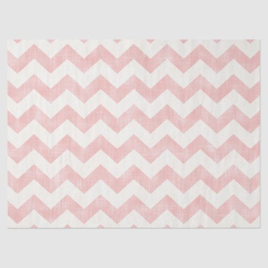 Mooi Baby lichtroze Chevron Zig Zag Pattern Tissuepapier (Voorkant)