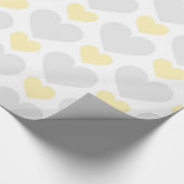 Mooi Baby neutraal hartpatroon Cadeaupapier (Hoek)