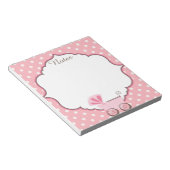 Mooi Baby shower, aangepast notitieblok (Schuin)