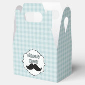Mooi Baby shower Little Man Mustache Bedankdoosjes (Geopend)