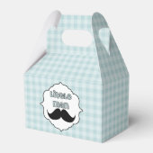 Mooi Baby shower Little Man Mustache Bedankdoosjes (Voorkant Zijde)