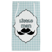 Mooi Baby shower Little Man Mustache Klein Cadeauzakje (Voorkant)