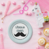 Mooi Baby shower Little Man Mustache Papieren Bordje (Feest)
