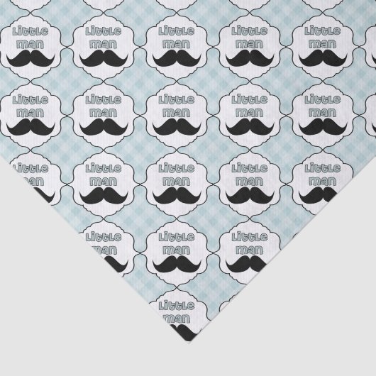 Mooi Baby shower Little Man Mustache Tissuepapier (Detail)