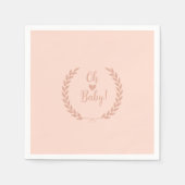 Mooi Baby shower Servet (Voorkant)