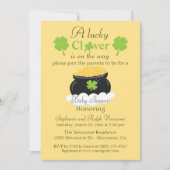 Mooi Baby shower St. Patrick's Theme Kaart (Voorkant)