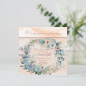 Mooi Baby shower voor meisjes (Staand voorkant)