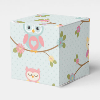 Mooi Baby Uil Pattern Bedankdoosjes