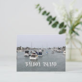 Mooi Balboa Island, CA, Briefkaart! Briefkaart (Staand voorkant)