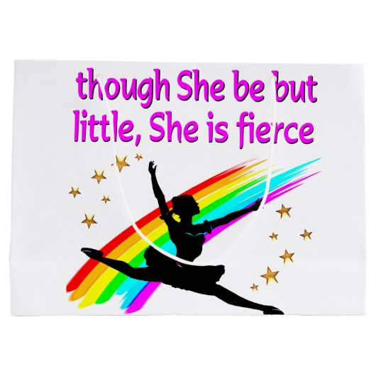 MOOI BALLERINA DANSERSONTWERP LARGE CADEAUTASJE (Achterkant)