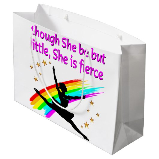 MOOI BALLERINA DANSERSONTWERP LARGE CADEAUTASJE (Achterkant Gekanteld)