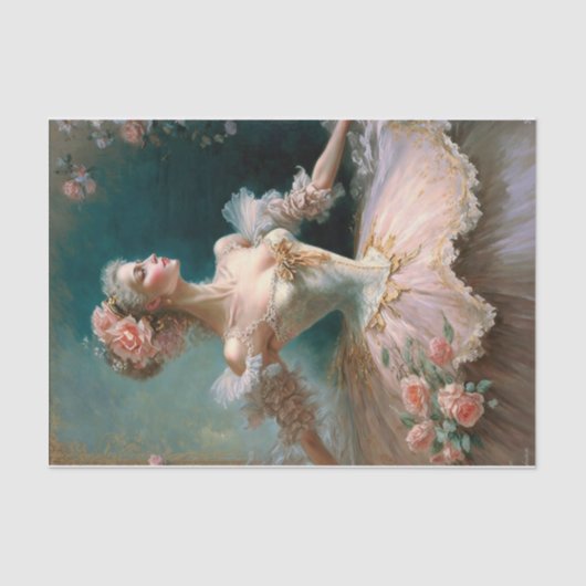 Mooi Ballerina Tissuepapier (Voorkant)