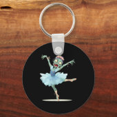 Mooi ballerina-zombiekostuum sleutelhanger (Voorkant)