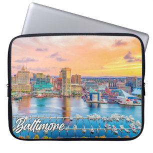 Mooi Baltimore, Maryland, Verenigde Staten Laptop Sleeve