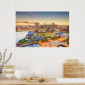 Mooi Baltimore, Maryland, Verenigde Staten Poster (Keuken)