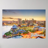 Mooi Baltimore, Maryland, Verenigde Staten Poster (Voorkant)