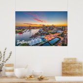 Mooi Baltimore, Maryland, Verenigde Staten Poster (Keuken)