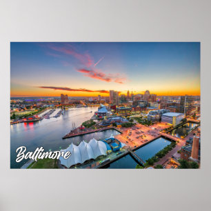 Mooi Baltimore, Maryland, Verenigde Staten Poster