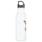 Mooi Be You Monogram Sinaasappel Tuin Bloemen Waterfles (Achterkant)
