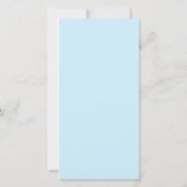 Mooi Beach-sympathie bedankt voor 4 x 8 flat-card (Achterkant)