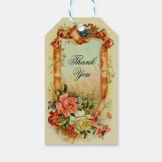 Mooi bedankt cadeaulabel (Achterkant)