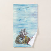 Mooi bedreigd onderwater koraalrif bad handdoek (Handdoek)