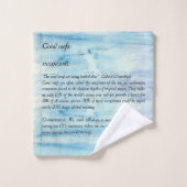 Mooi bedreigd onderwater koraalrif bad handdoek (Wasdoekje)