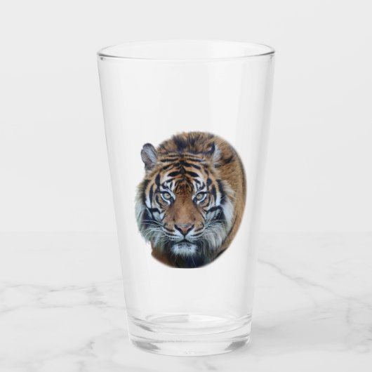 Mooi Bengal Tiger Face Foto Glass Glas (Voorkant)