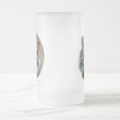 Mooi Bengal Tiger Face Foto Glass Matglas Bierpul (Center)