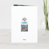 Mooi bericht voor moederdag van zeemeermin feestdagen kaart (Achterkant)